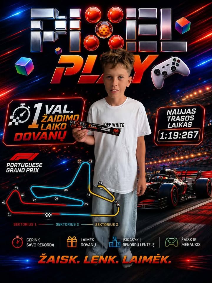 Pramogų erdvė visai šeimai - PIXEL PLAY